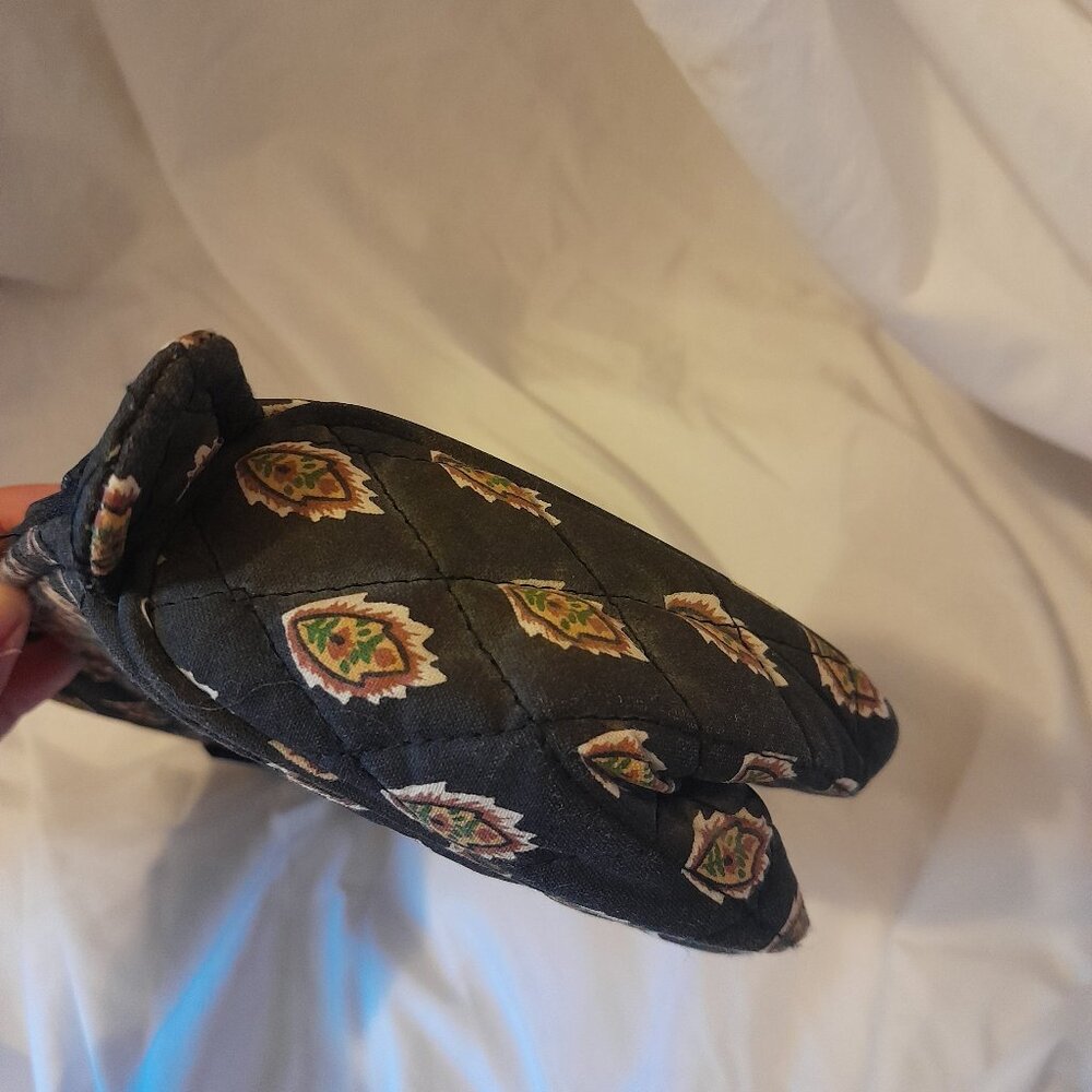 VTG Y2K Early 00s MaggiB Ganz Quilted Cotton Floral Lined Cosmetic Travel Pouch - Picture 9 of 10